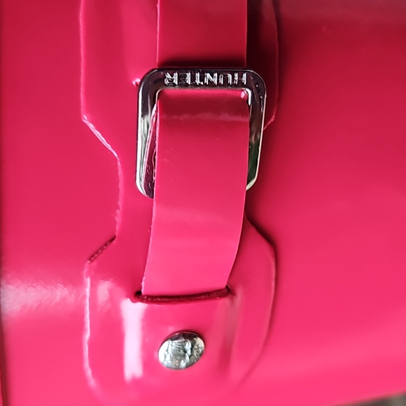 Hot Pink Hunter Tall Waterproof Rain Size 4 Big Girl Boots - Picture 7 of 9